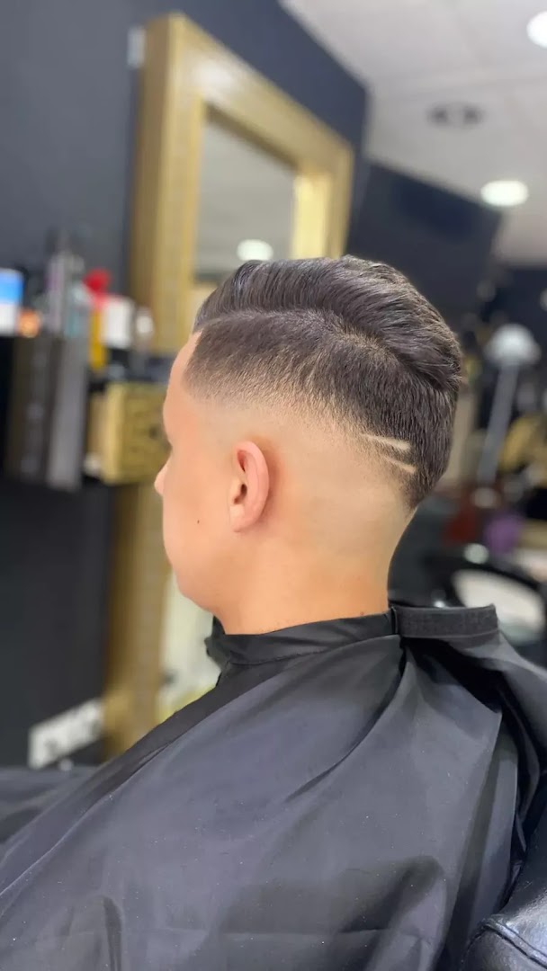 Entrada de la barbería